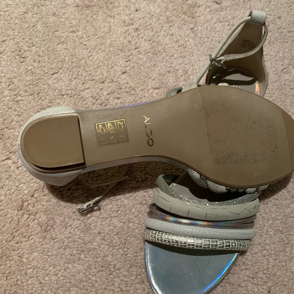 Aldo Ankle Strap Opal Sandal - Picture 3 of 4